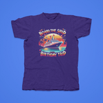 Load image into Gallery viewer, BOARD THE SHIP IT'S A BIRTHDAY TRIP - front of tee
