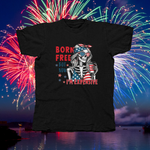 Load image into Gallery viewer, BORN FREE BUT NOW I'M EXPENSIVE - front of tee
