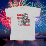 Load image into Gallery viewer, BORN FREE BUT NOW I'M EXPENSIVE - front of tee
