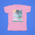 Load image into Gallery viewer, ISLAND LIFE - front of tee
