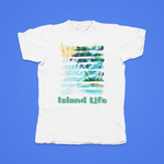 Load image into Gallery viewer, ISLAND LIFE - front of tee
