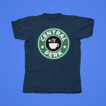 Load image into Gallery viewer, Central Perk Round Design - front of tee
