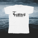 Load image into Gallery viewer, Support Your Local Pole Dancer - 2 poles - front of tee
